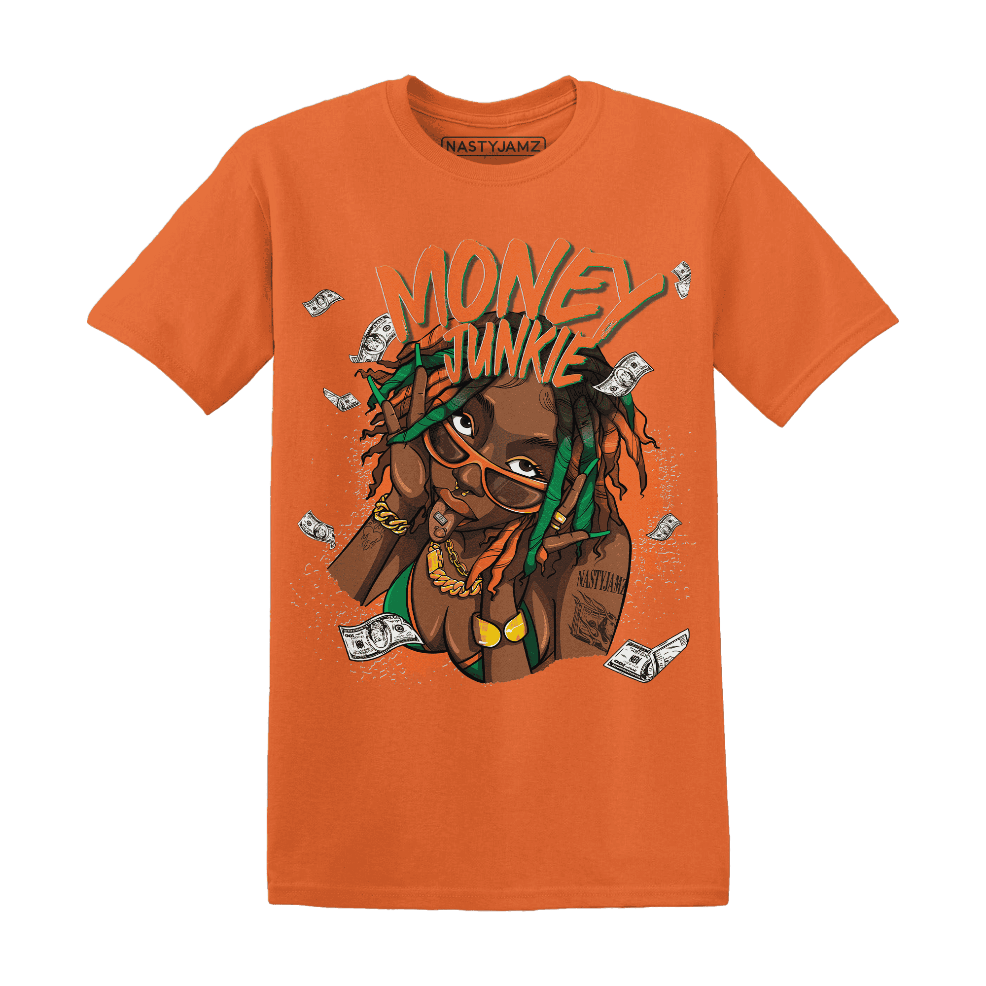 MAM Hurricanes 5s T Shirt Match Money Junkie - NastyJamz