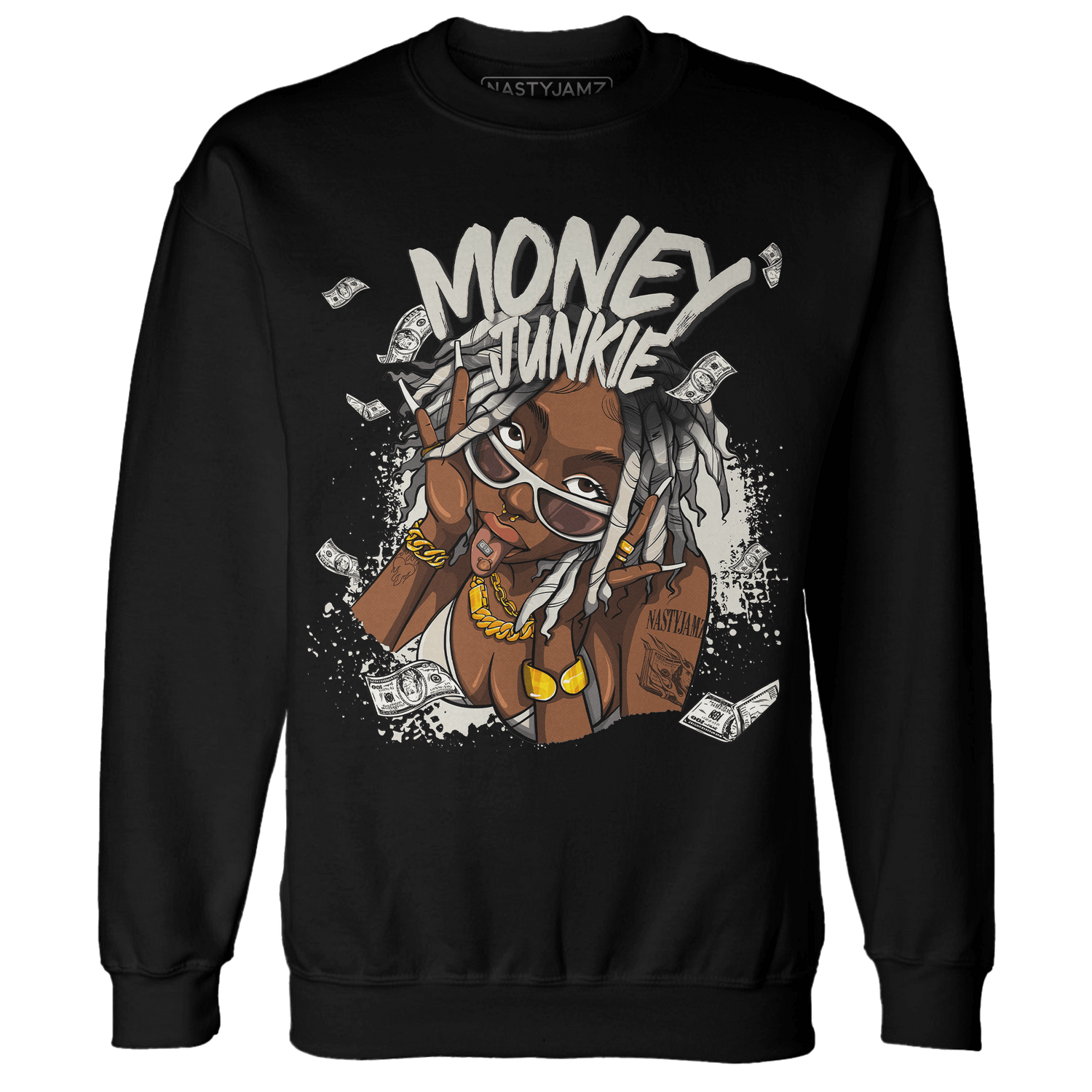 SE Sail 5s Sweatshirt Match Money Junkie - NastyJamz