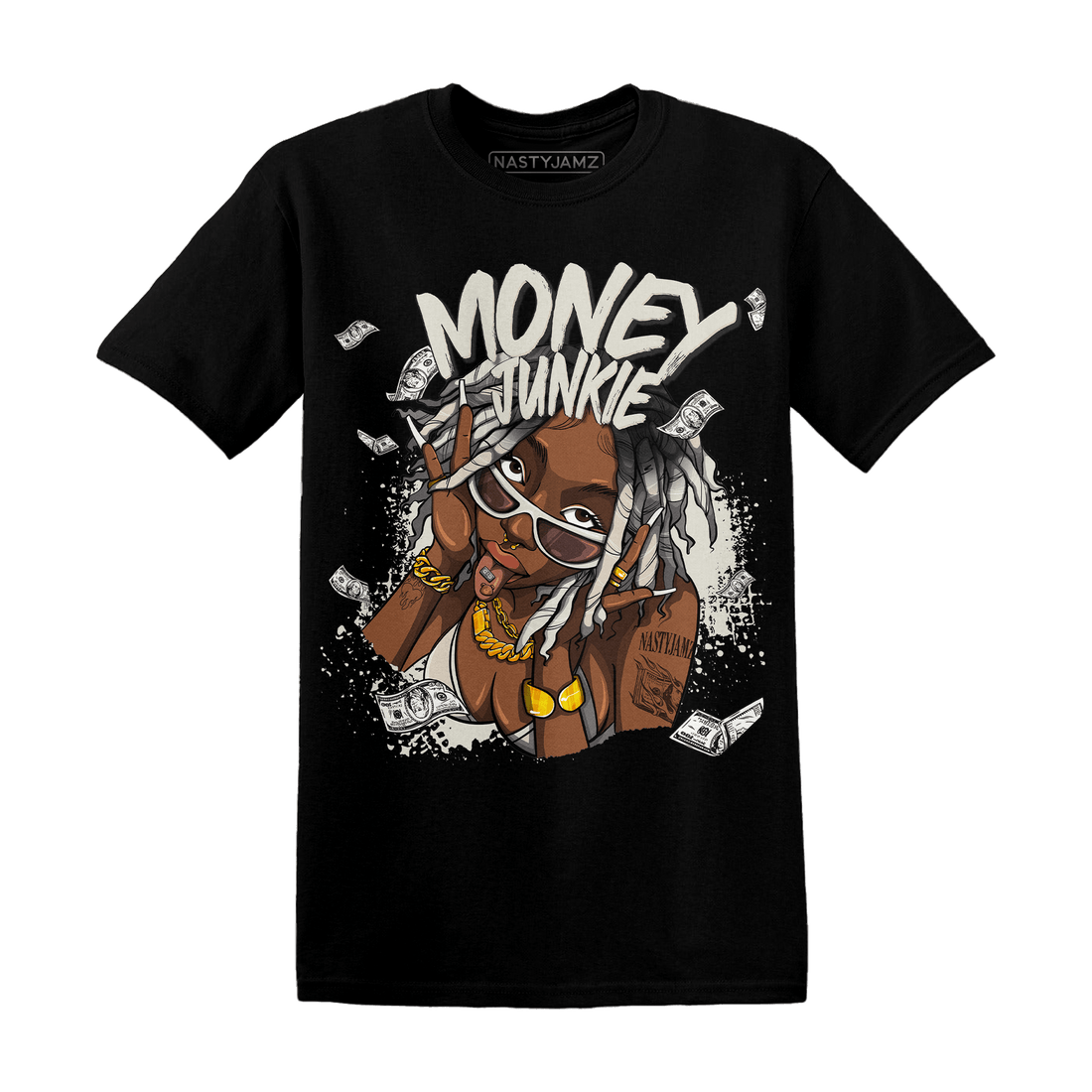 SE Sail 5s T Shirt Match Money Junkie - NastyJamz