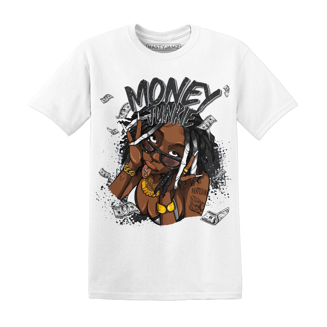 Reverse Oreo 6s T Shirt Match Money Junkie - NastyJamz