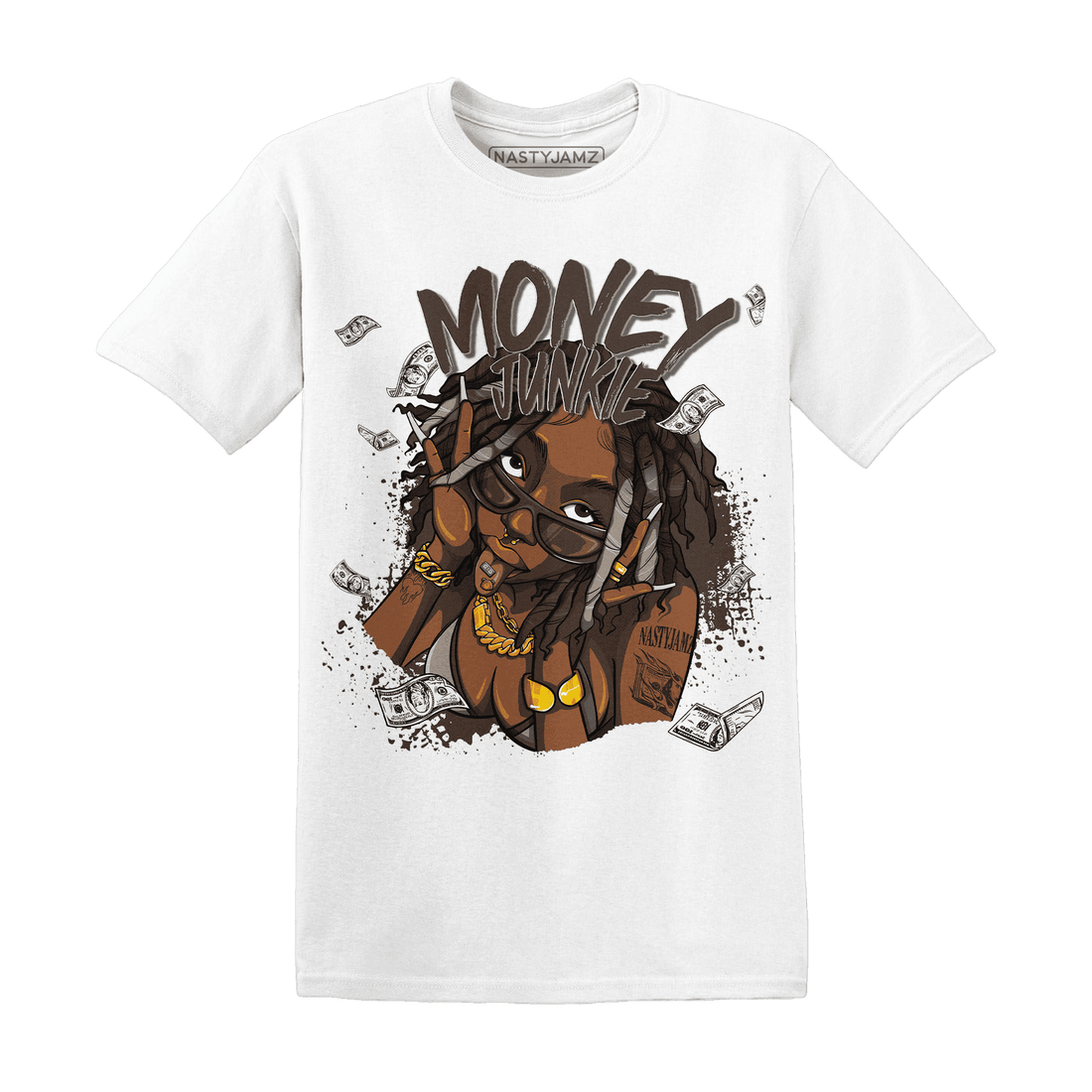 Dunk Low Baroque Brown T Shirt Match Money Junkie - NastyJamz
