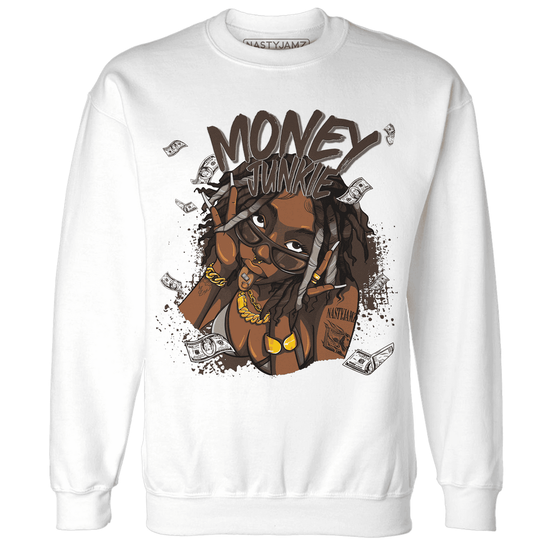 Dunk Low Baroque Brown Sweatshirt Match Money Junkie - NastyJamz