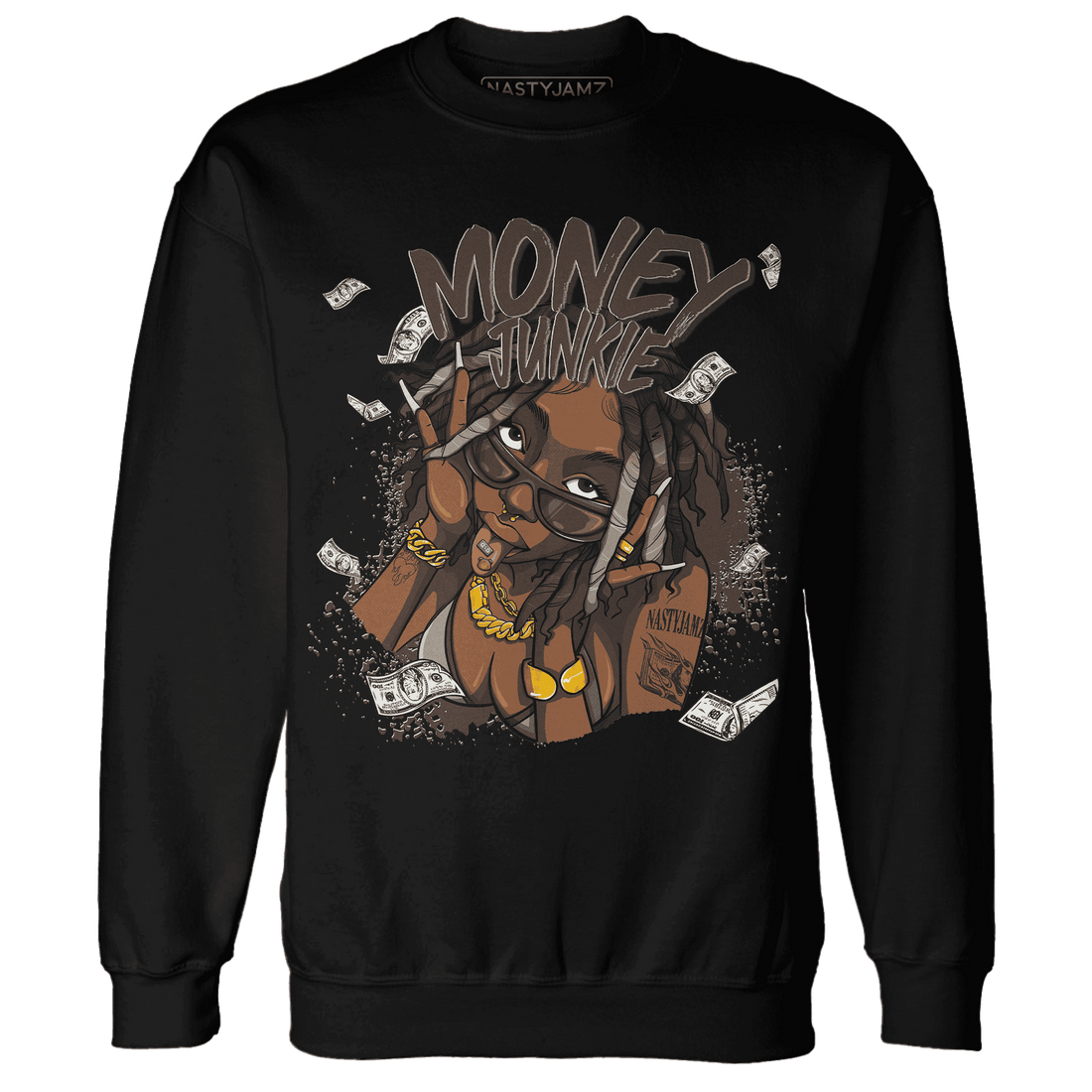 Dunk Low Baroque Brown Sweatshirt Match Money Junkie - NastyJamz