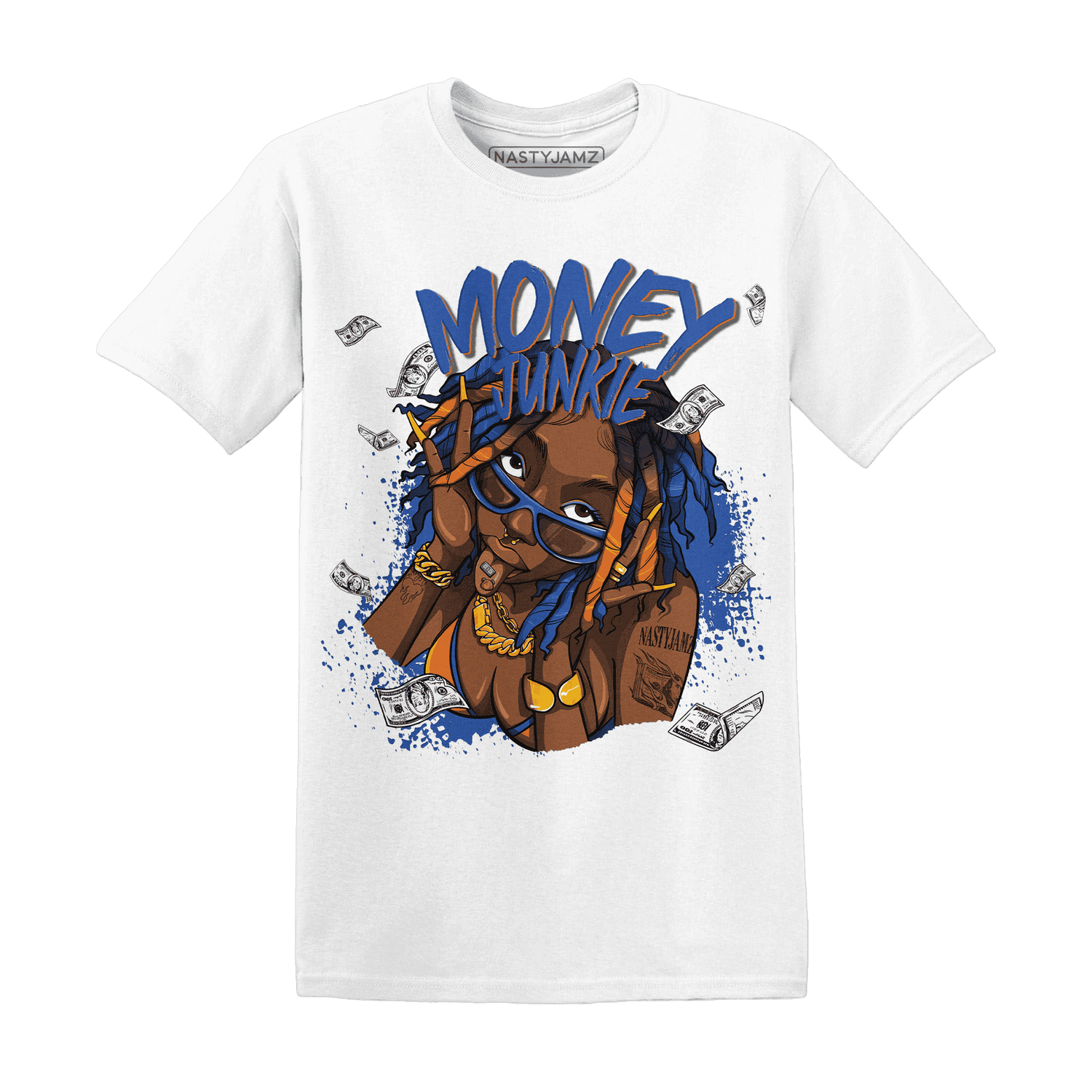 Dunk Low Knicks T Shirt Match Money Junkie - NastyJamz