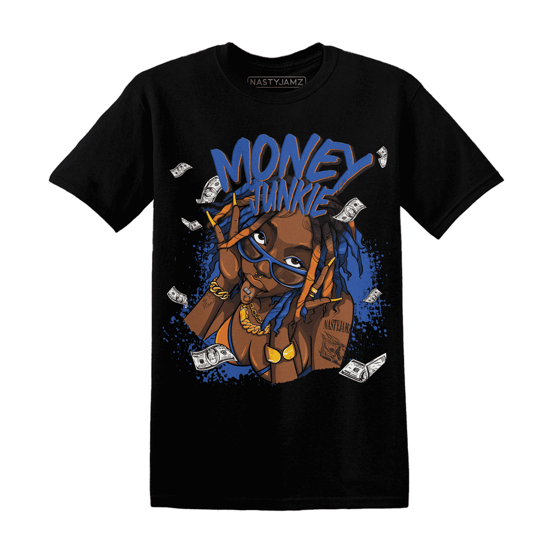 Dunk Low Knicks T Shirt Match Money Junkie - NastyJamz