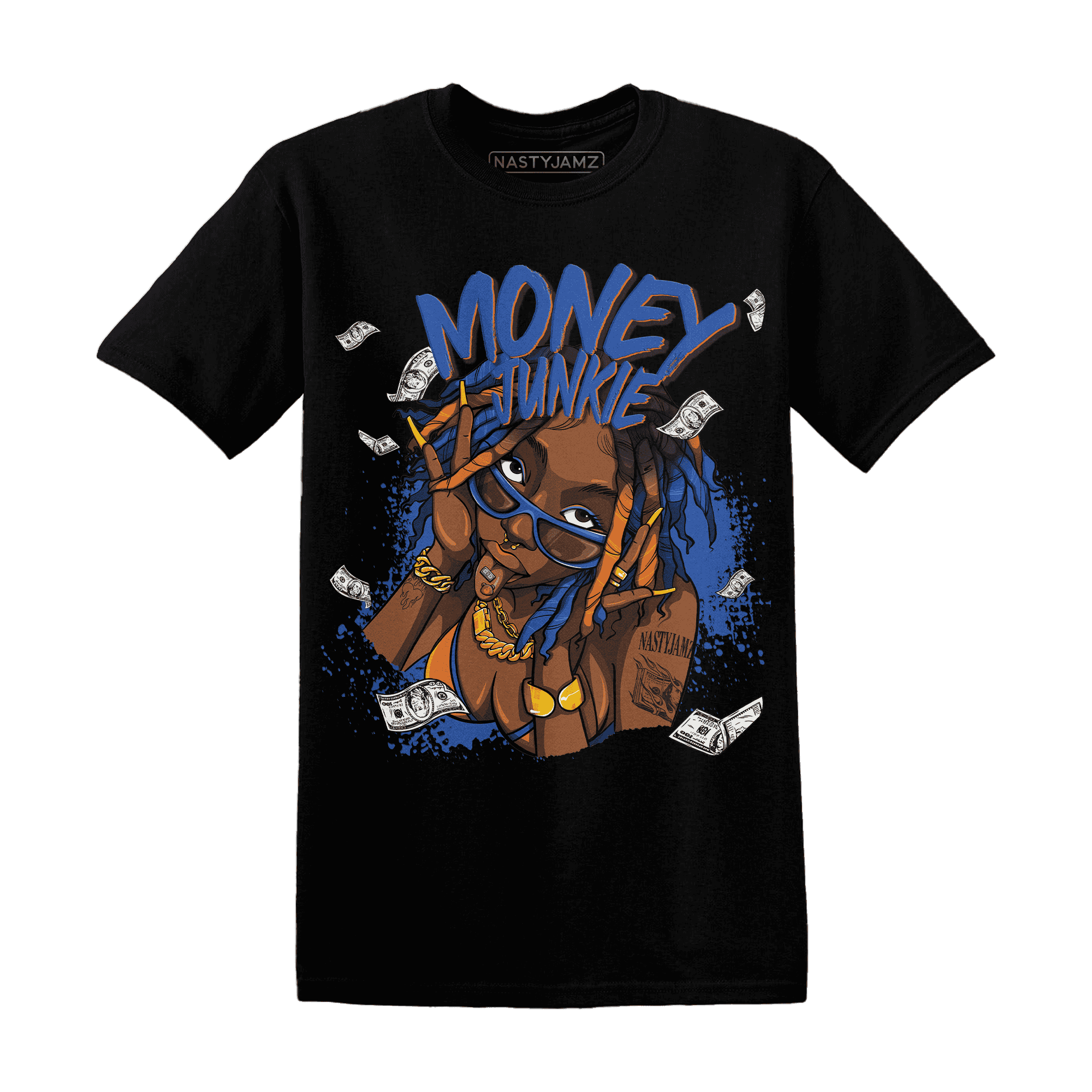 Dunk Low Knicks T Shirt Match Money Junkie - NastyJamz