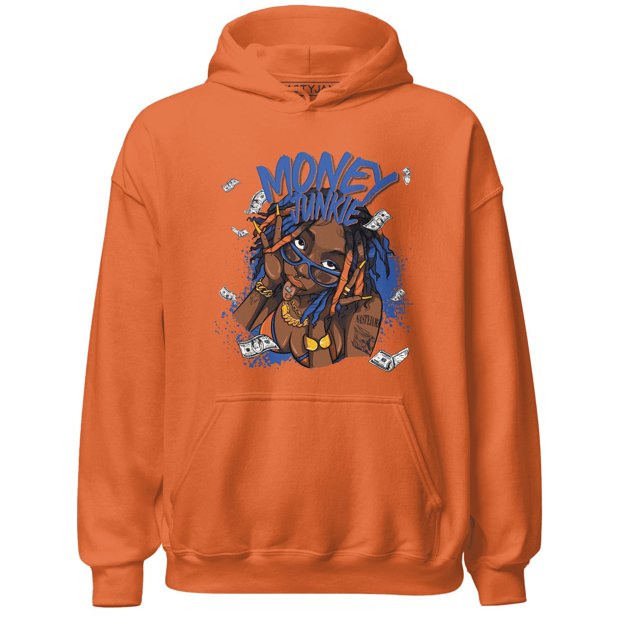 Dunk Low Knicks Hoodie Match Money Junkie - NastyJamz