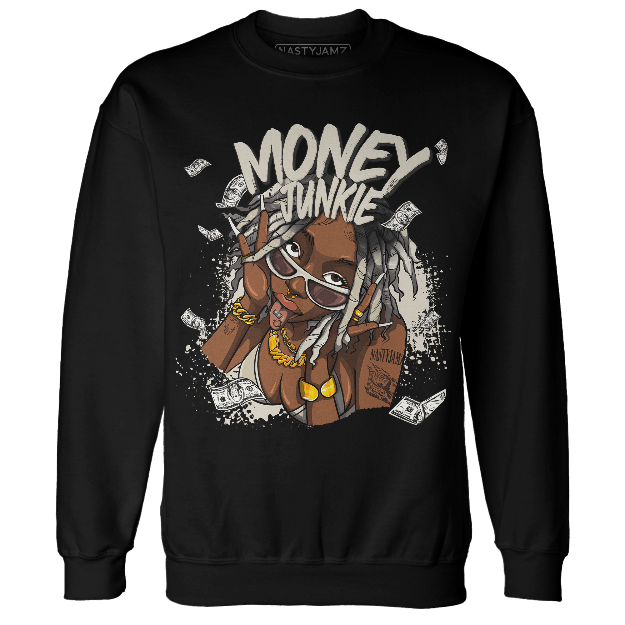 Gratitude 11s Sweatshirt Match Money Junkie - NastyJamz