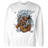 Blue Grey 13s Sweatshirt Match Money Junkie - NastyJamz