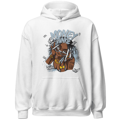 Blue Grey 13s Hoodie Match Money Junkie - NastyJamz