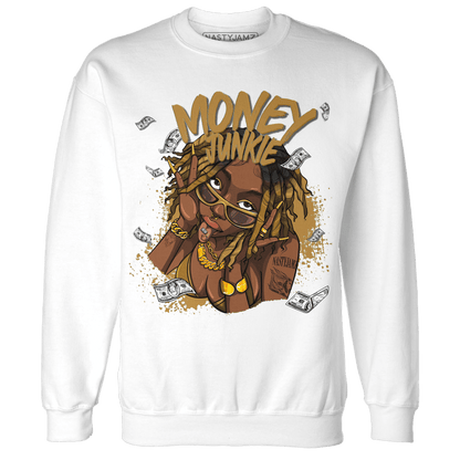 Wheat 13s Sweatshirt Match Money Junkie - NastyJamz