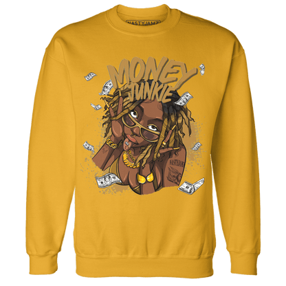 Wheat 13s Sweatshirt Match Money Junkie - NastyJamz