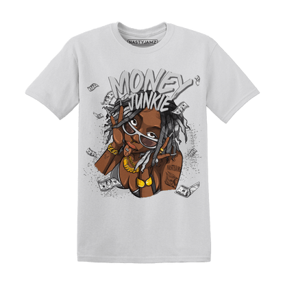 Retro High OG Black White 1s T Shirt Match Money Junkie - NastyJamz