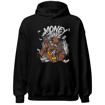 Retro High OG Black White 1s Hoodie Match Money Junkie - NastyJamz