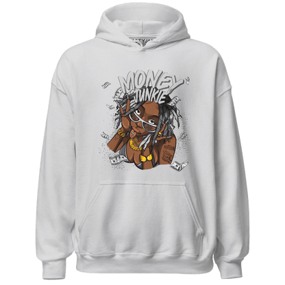 Retro High OG Black White 1s Hoodie Match Money Junkie - NastyJamz