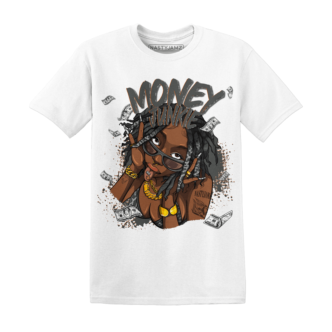 Fear Pack 3s T Shirt Match Money Junkie - NastyJamz