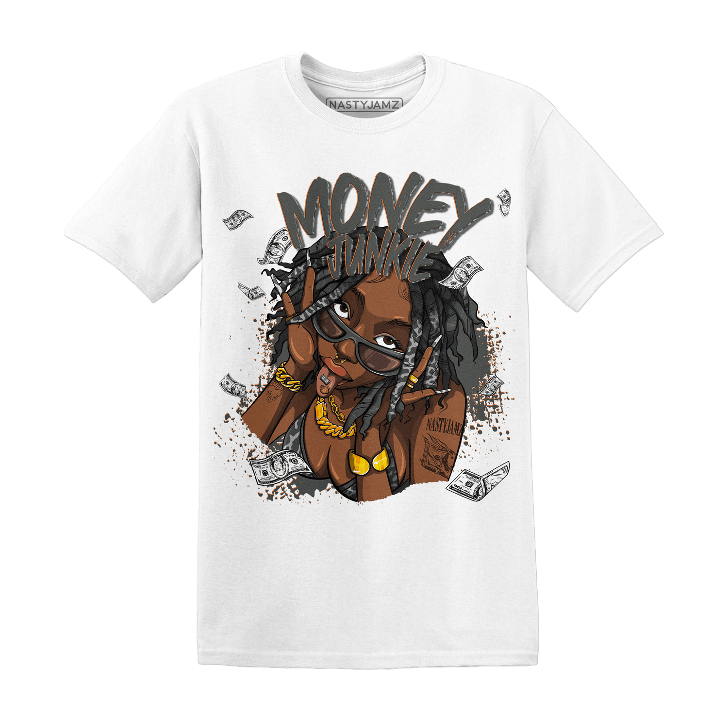 Fear Pack 3s T Shirt Match Money Junkie - NastyJamz