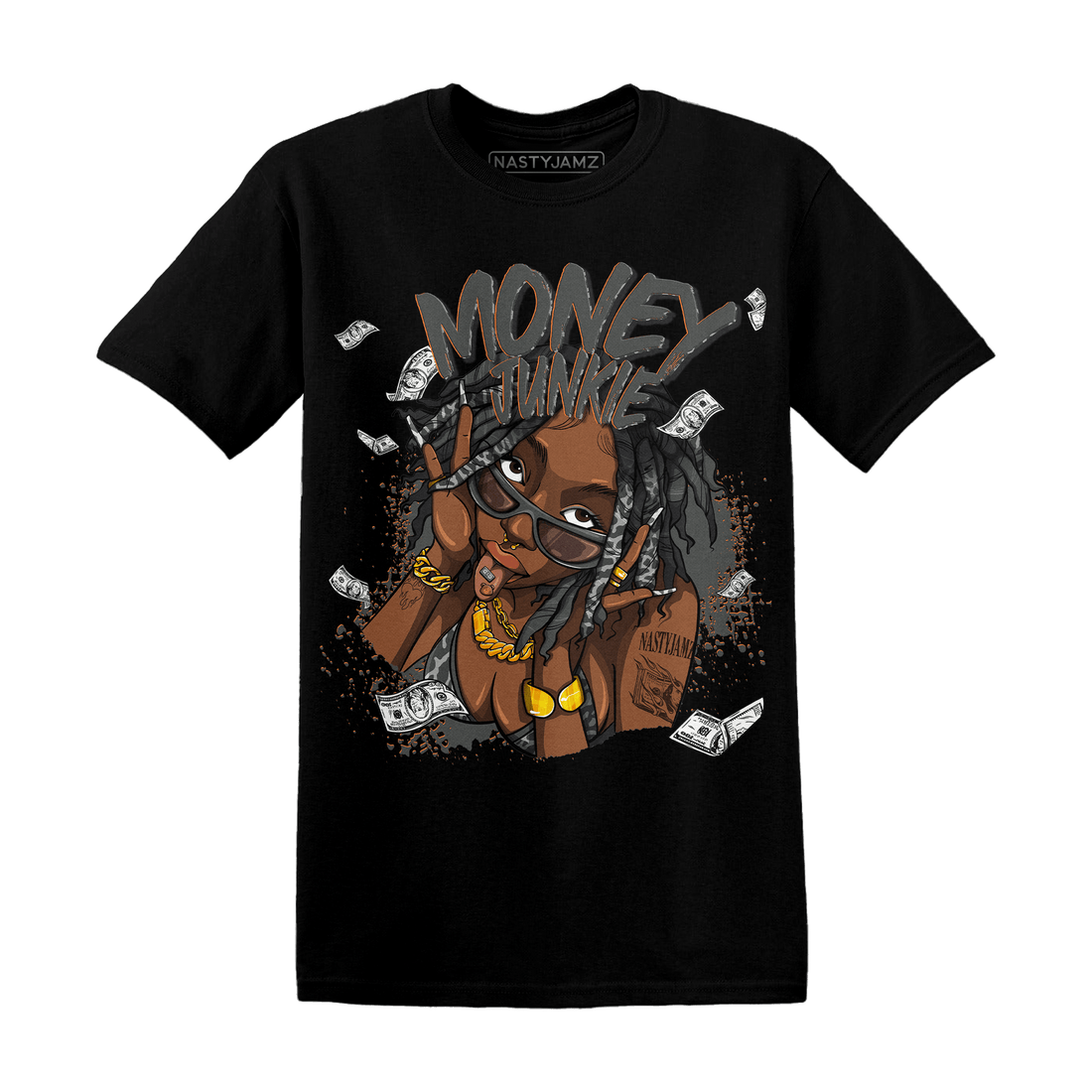 Fear Pack 3s T Shirt Match Money Junkie - NastyJamz