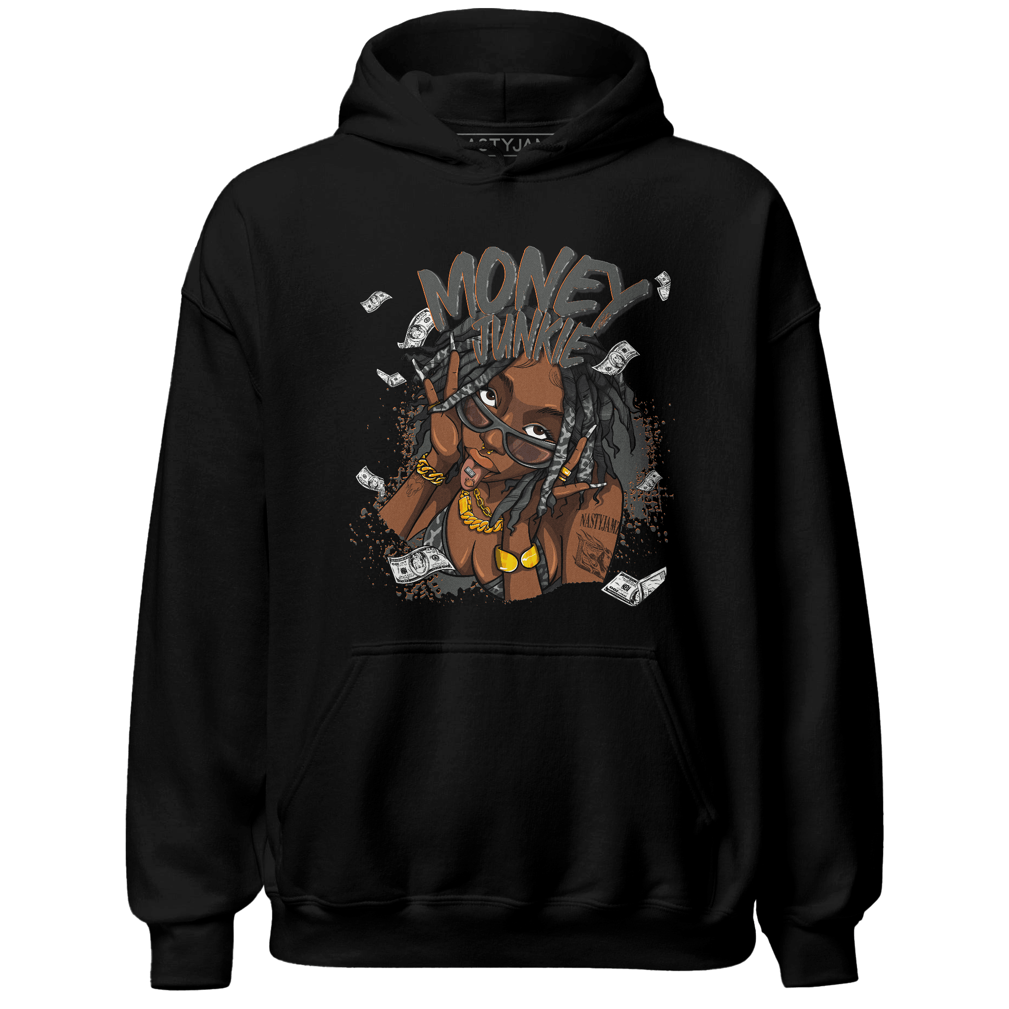 Fear Pack 3s Hoodie Match Money Junkie - NastyJamz