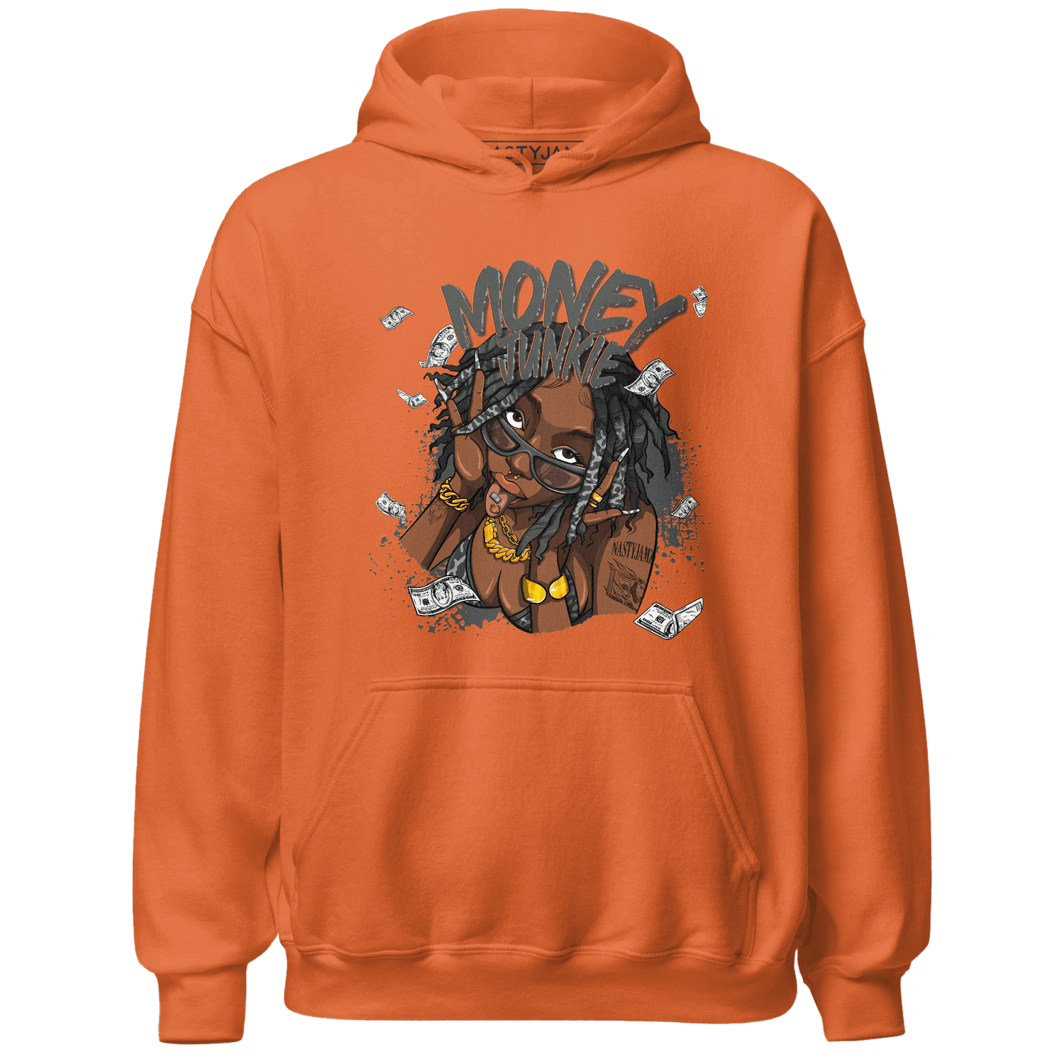 Fear Pack 3s Hoodie Match Money Junkie - NastyJamz