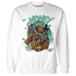 Green Glow 3s Sweatshirt Match Money Junkie - NastyJamz