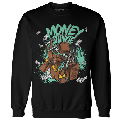 Green Glow 3s Sweatshirt Match Money Junkie - NastyJamz