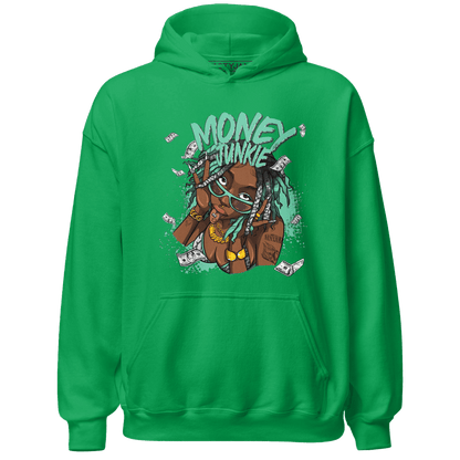 Green Glow 3s Hoodie Match Money Junkie - NastyJamz