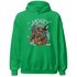Green Glow 3s Hoodie Match Money Junkie - NastyJamz