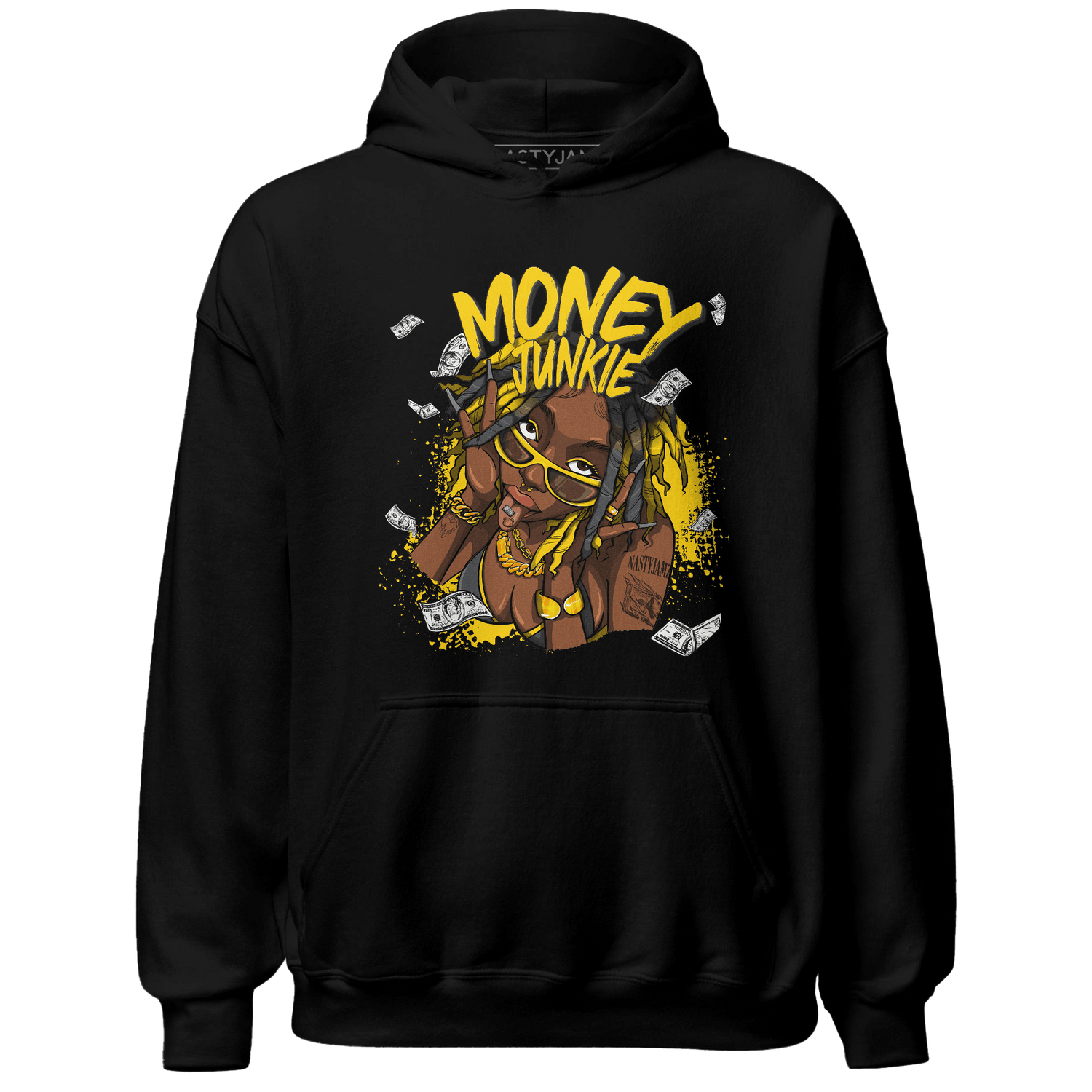 Thunder 4s Hoodie Match Money Junkie - NastyJamz