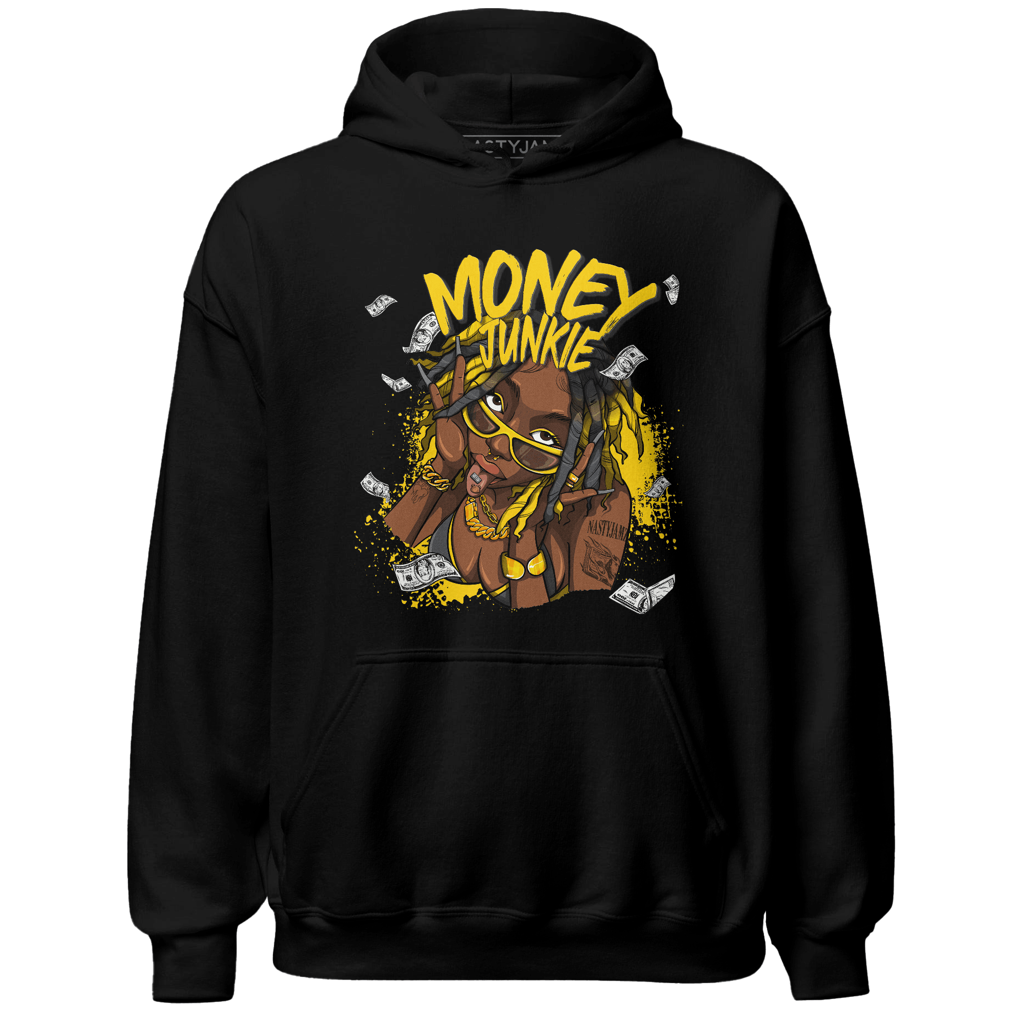 Thunder 4s Hoodie Match Money Junkie - NastyJamz