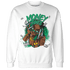 Lucky Green 5s Sweatshirt Match Money Junkie - NastyJamz