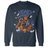 Midnight Navy 5s Sweatshirt Match Money Junkie - NastyJamz