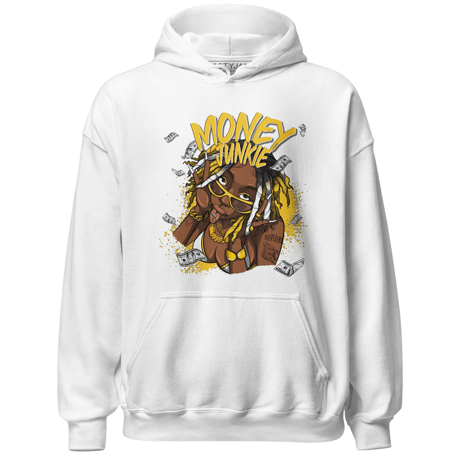 Yellow Ochre 6s Hoodie Match Money Junkie - NastyJamz