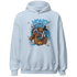 Powder Blue 9s Hoodie Match Money Junkie - NastyJamz