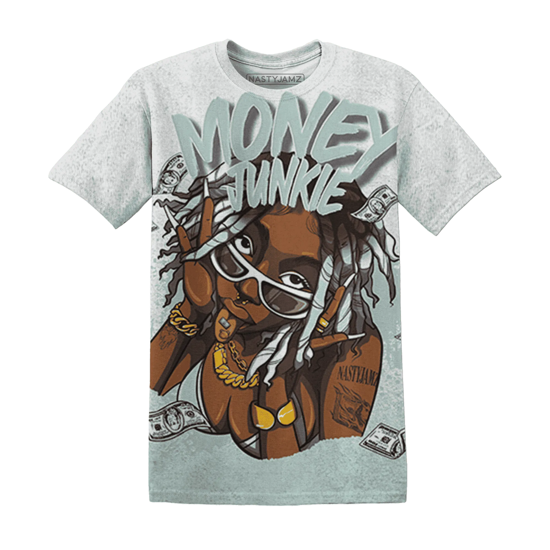 AF-1-Low-Jade-Ice-White-T-Shirt-Match-Money-Junkie-3D