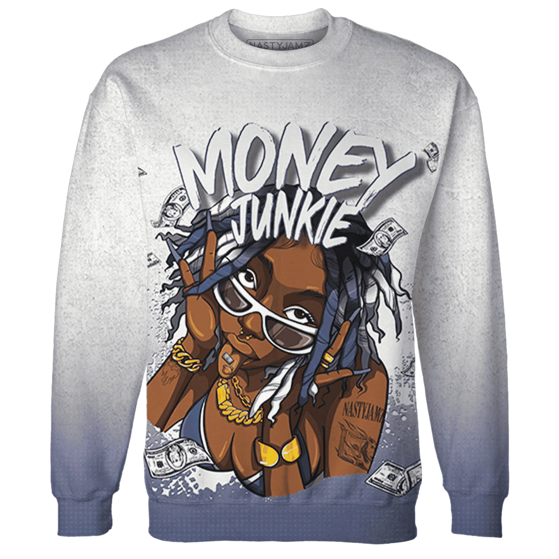 Low-Diffused-Blue-11s-Sweatshirt-Match-Money-Junkie-3D