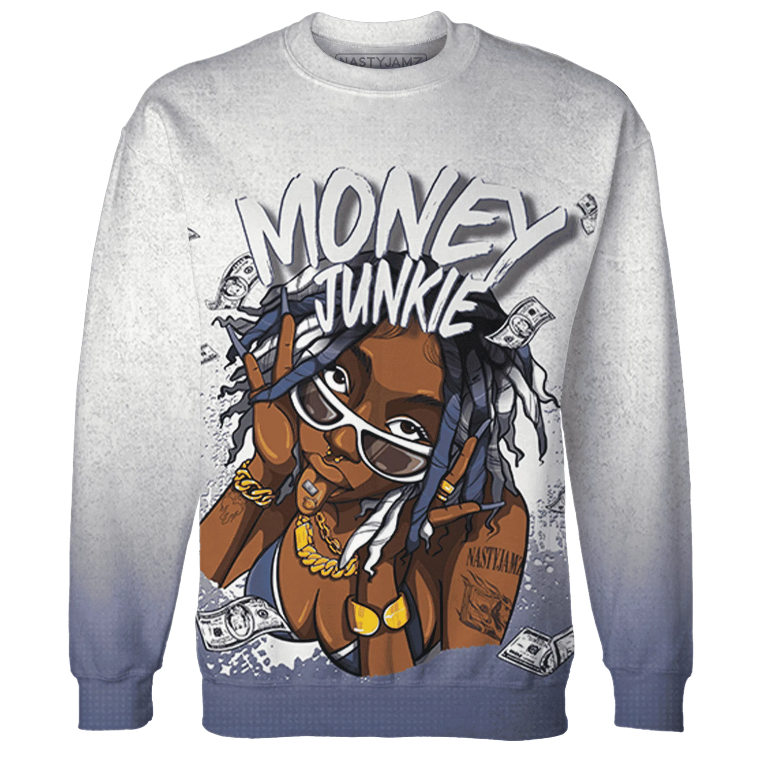 Low-Diffused-Blue-11s-Sweatshirt-Match-Money-Junkie-3D
