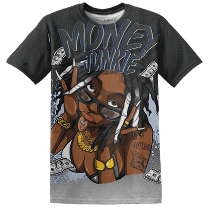 Low Space Jamz 11s T Shirt Match Money Junkie 3D All-Over Print - NastyJamz