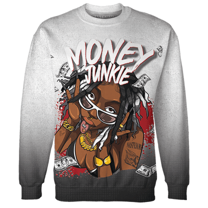Retro Red Taxi 12s Sweatshirt Match Money Junkie 3D All-Over Print - NastyJamz