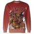 Dune Red 13s Sweatshirt Match Money Junkie 3D All-Over Print - NastyJamz