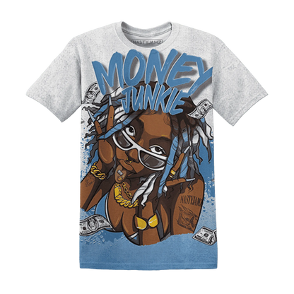 Carolina-Blue-Univercitii-17s-T-Shirt-Match-Money-Junkie-3D