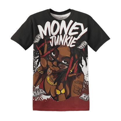Black-Toe-Reimagined-Red-White-1s-NastyJamz-T-Shirt-Match-Money-Junkie-3D