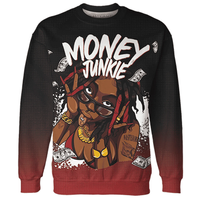 Black-Toe-Reimagined-Red-White-1s-NastyJamz-Sweatshirt-Match-Money-Junkie-3D