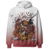 High 85 Metallic Burgundy 1s Hoodie Match Money Junkie 3D All-Over Print - NastyJamz