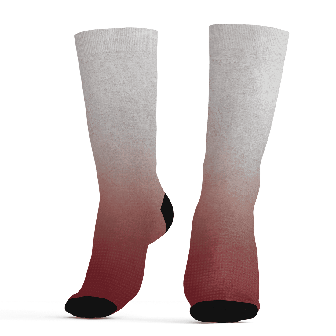 High 85 Metallic Burgundy 1s Socks Match Money Junkie 3D All-Over Print - NastyJamz