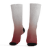 High 85 Metallic Burgundy 1s Socks Match Money Junkie 3D All-Over Print - NastyJamz
