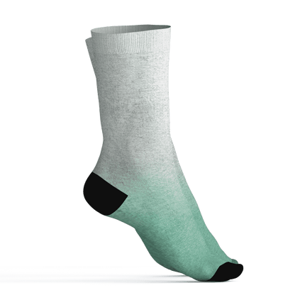 High OG Green Glow 1s Socks Match Money Junkie 3D All-Over Print - NastyJamz