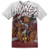 High White Team Red 1s T Shirt Match Money Junkie 3D All-Over Print - NastyJamz