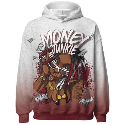 High White Team Red 1s Hoodie Match Money Junkie 3D All-Over Print - NastyJamz