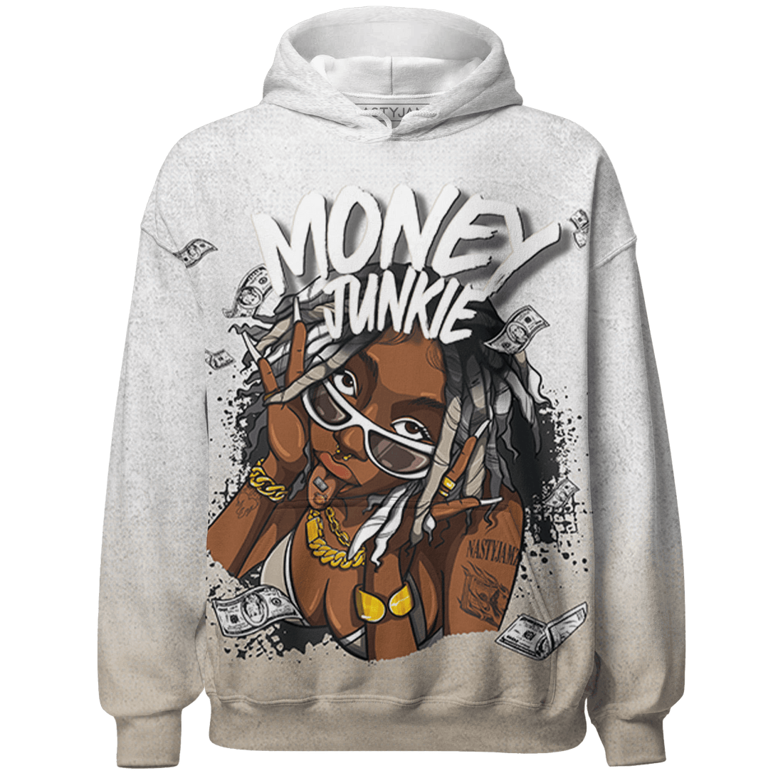 Latte 1s Hoodie Match Money Junkie 3D All-Over Print - NastyJamz